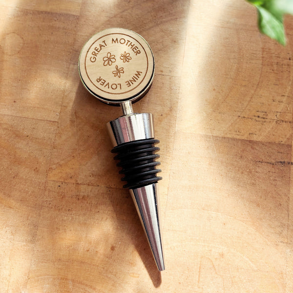 Personalised Wine Bottle Stopper