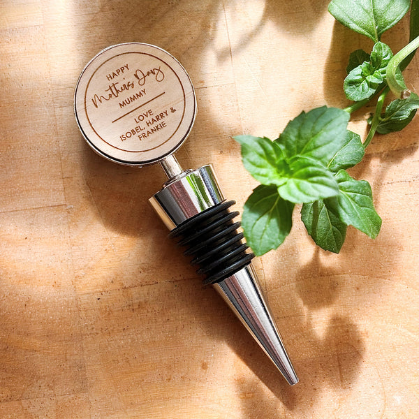 Personalised Wine Bottle Stopper