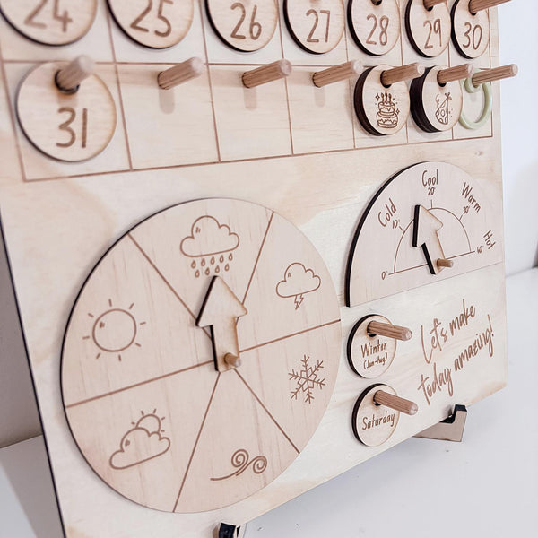 Classroom Multi Function Calendar / Daily Board