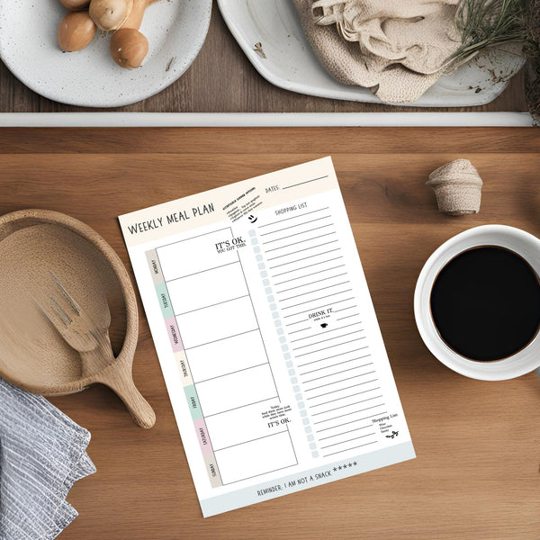 Weekly Meal Planner Printable - ShartrueseWeekly Meal Planner Digital