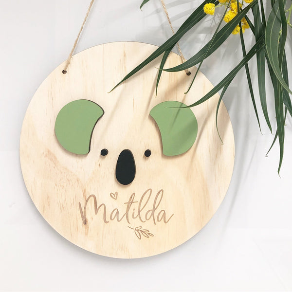 3D Australiana Plaque - ShartrueseNursery Decor
