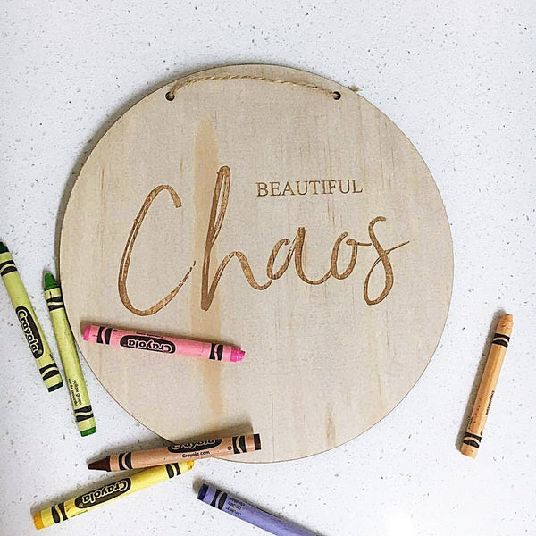 BEAUTIFUL chaos Series - ShartrueseWall Plaque