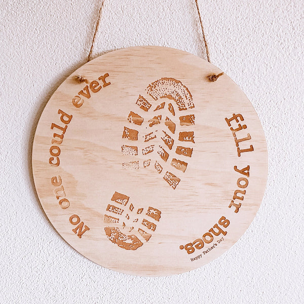 Boot Print Plaque - Shartruese