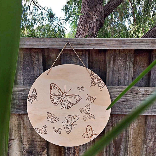 Butterfly Series - Promoting awareness of babies born still - ShartrueseWall Plaque