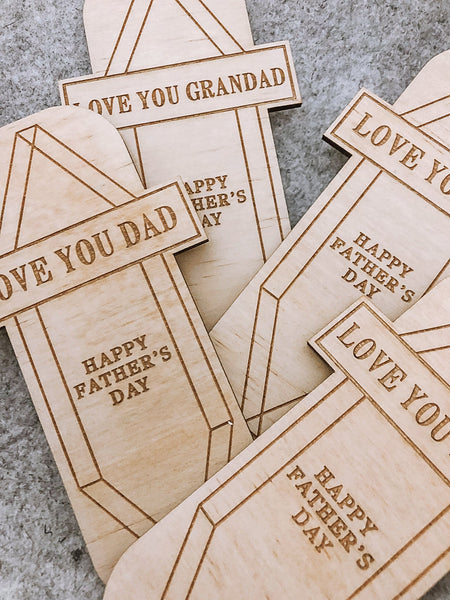 Father's Day Bookmark Affordable Gifts DAD Grandad Australian Handmade Unique Personalised Keepsakes Hard to find Gifts