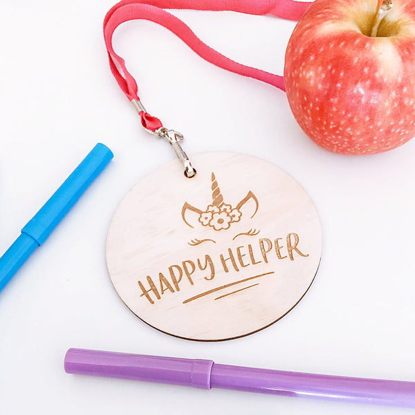 Happy Helper Lanyard - Shartruese
