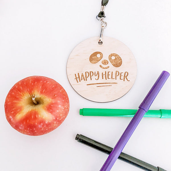 Happy Helper Lanyard - Shartruese