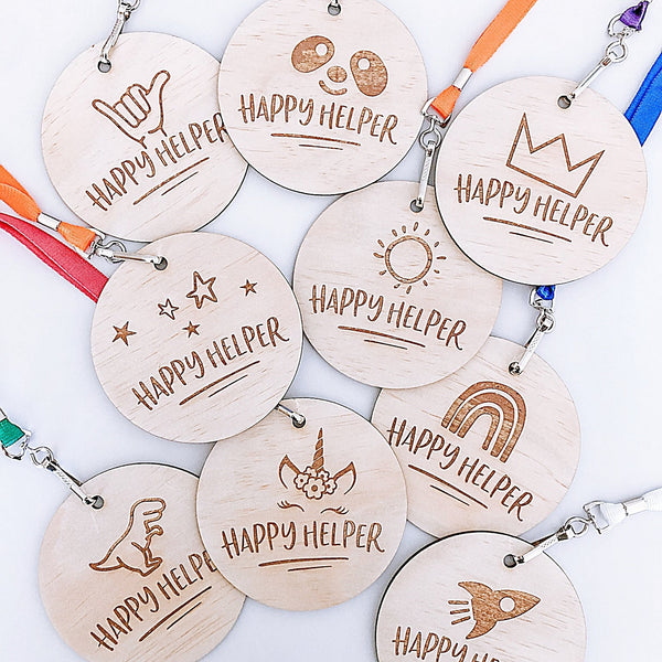 Happy Helper Lanyard - Shartruese