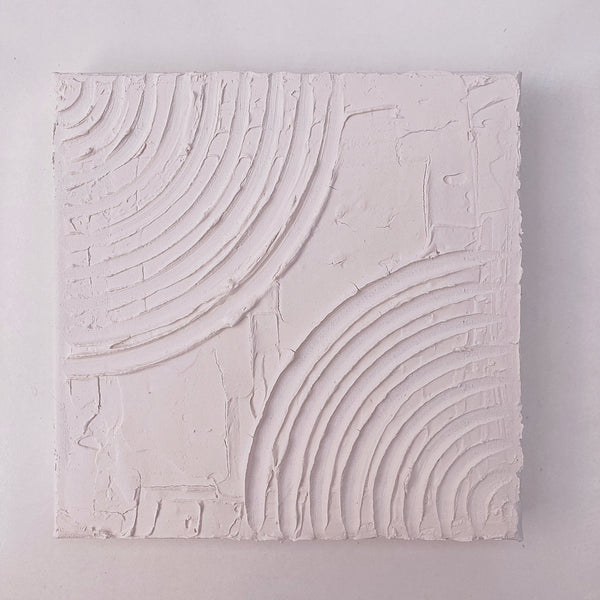 Mini Textured Squares - ShartrueseTextured Art