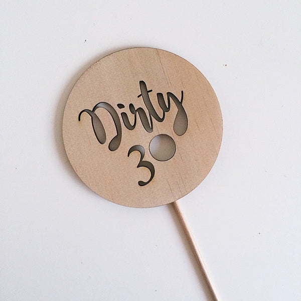 Number Cake Toppers - Shartruese