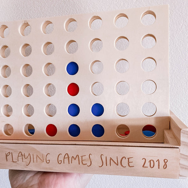 Personalised 4-IN-A-ROW Game - ShartrueseGAME