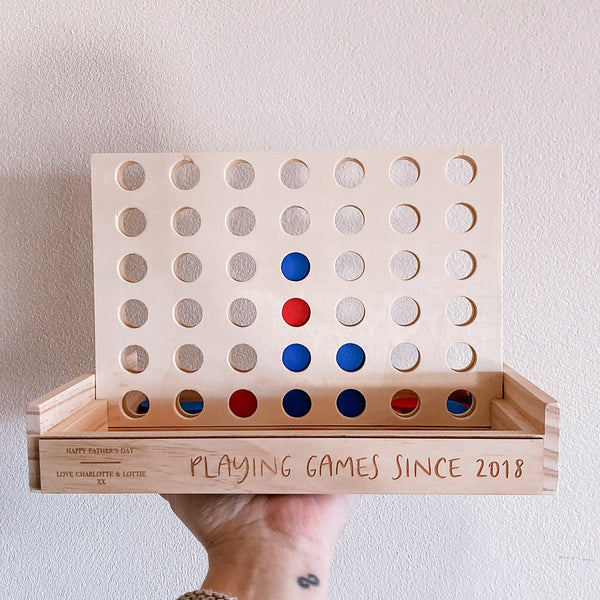 Personalised 4-IN-A-ROW Game - ShartrueseGAME