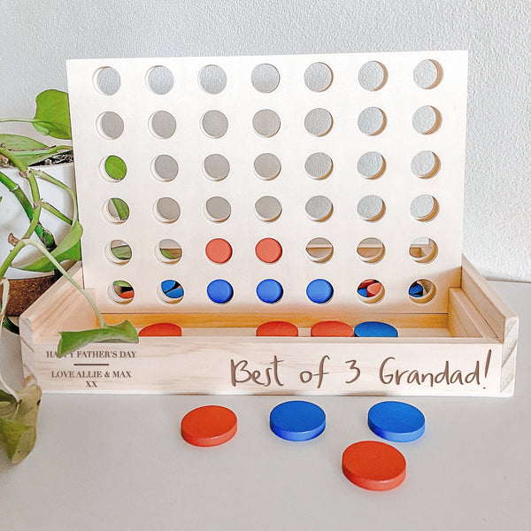 Personalised 4-IN-A-ROW Game - Shartruese