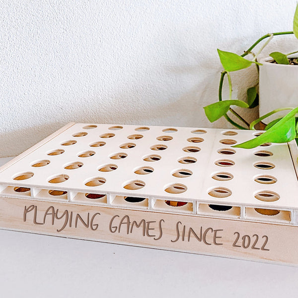 Personalised 4-IN-A-ROW Game - Shartruese