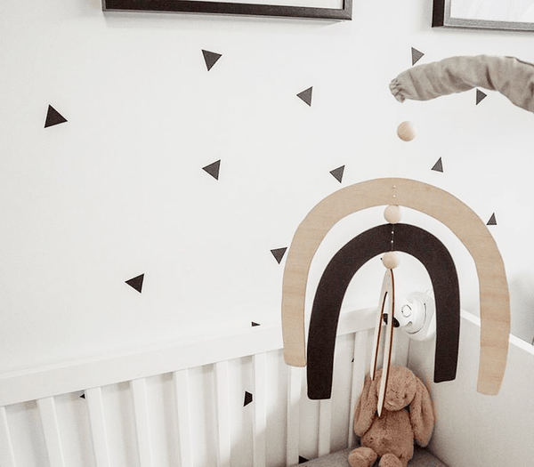 Rustic Rainbow Mobile - ShartrueseNursery Mobile
