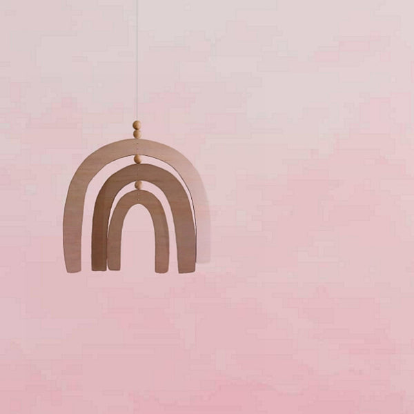 Rustic Rainbow Mobile - ShartrueseNursery Mobile