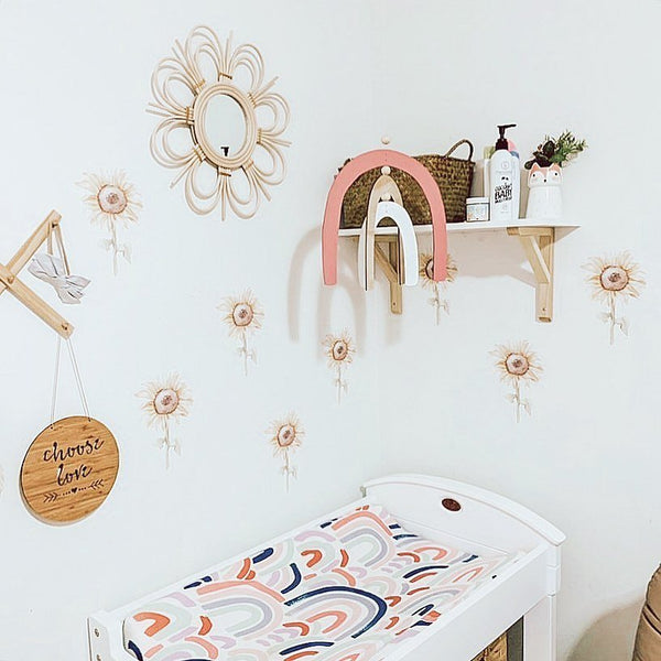 Rustic Rainbow Mobile - ShartrueseNursery Mobile