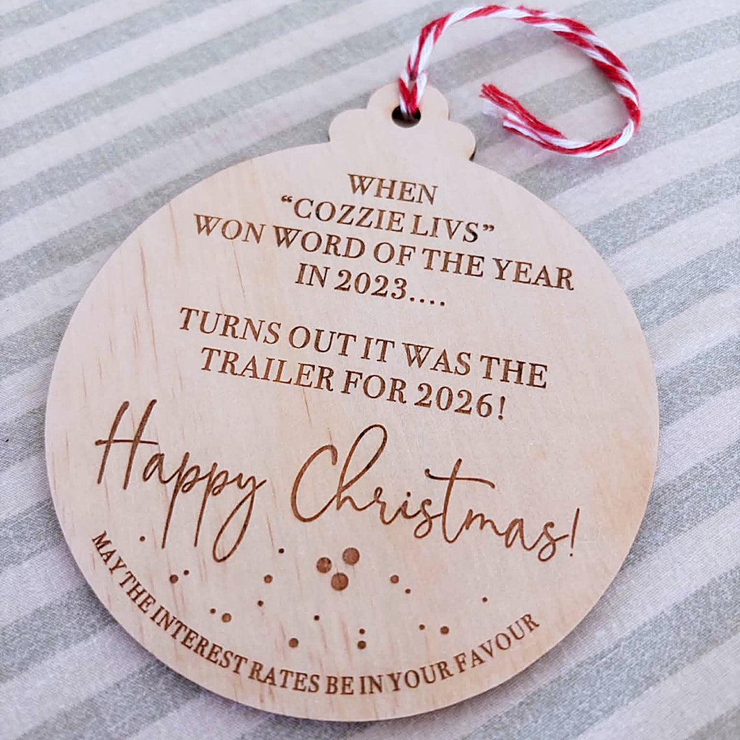 2026 Christmas Bauble | Cozzie Livs