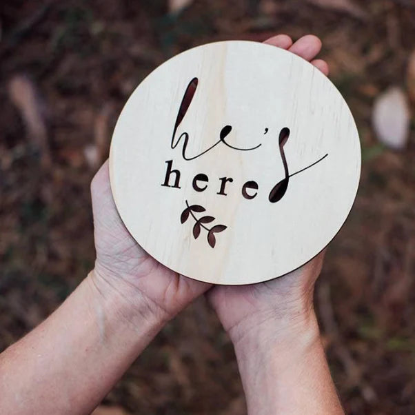 Zilvi Announcement Plaque - Single