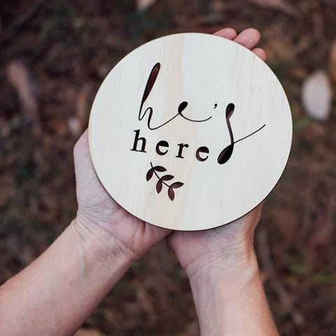 Zilvi Announcement Plaque - Single