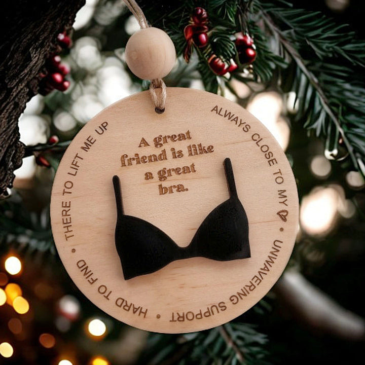 Friends are like Bras Ornament