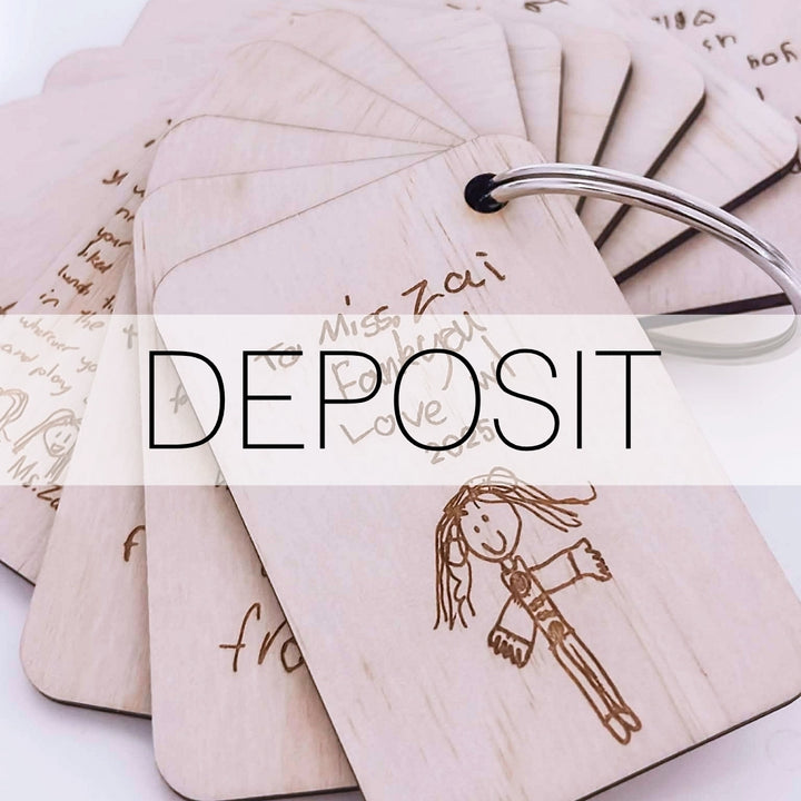 DEPOSIT - GROUP TEACHER GIFT FLIP BOOK
