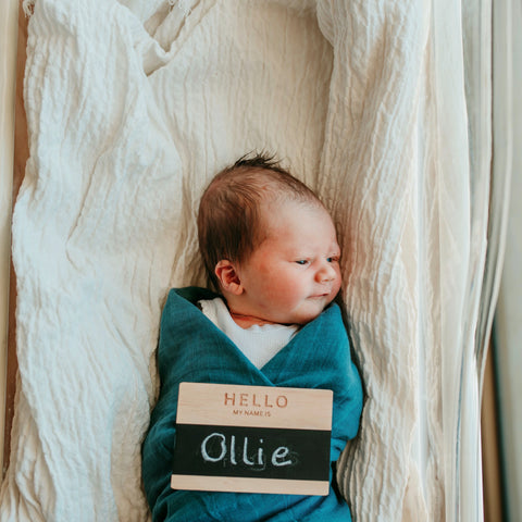 Zilvi 'Hello my name is' Blackboard Name Card