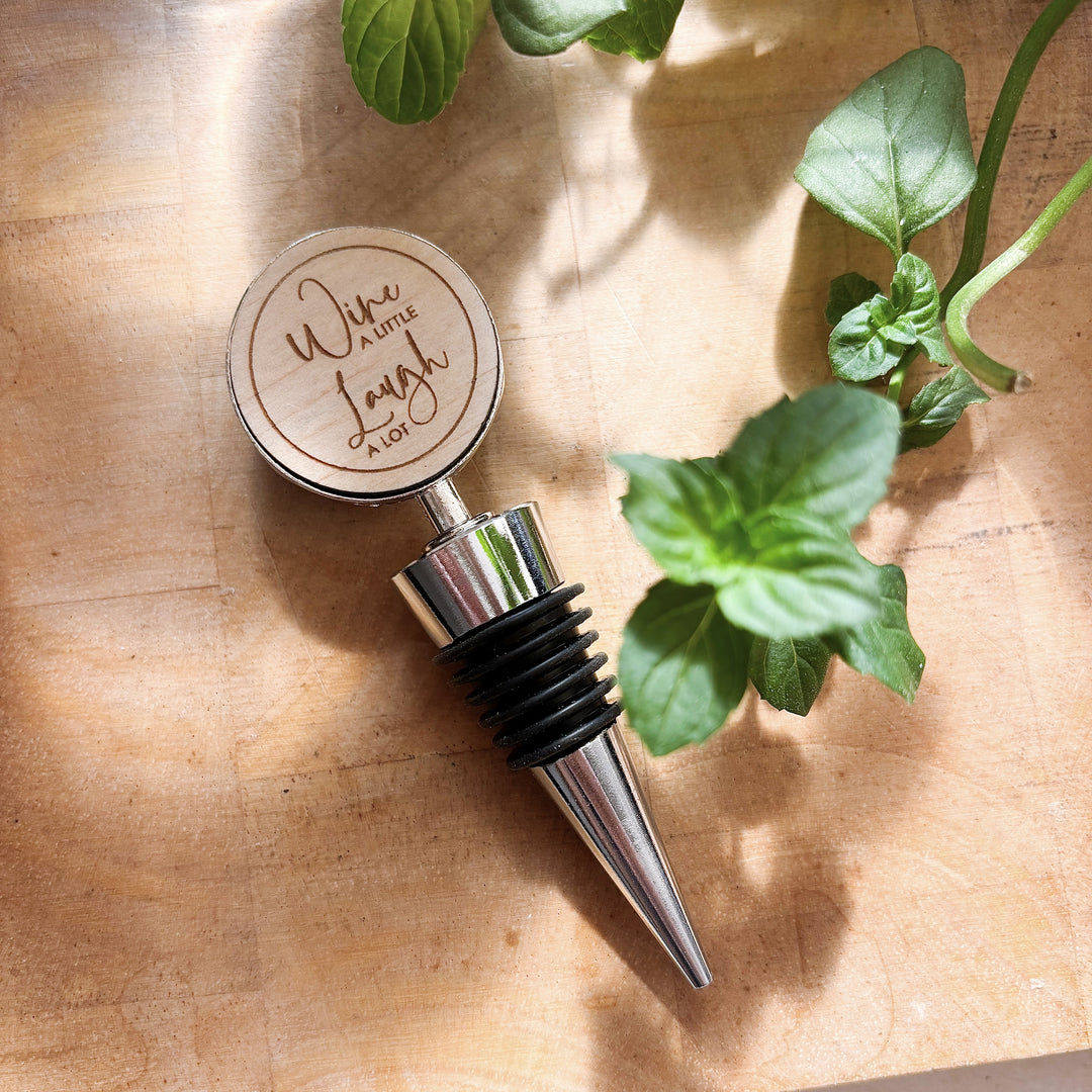Personalised Wine Bottle Stopper - Wine Lover - Mother&