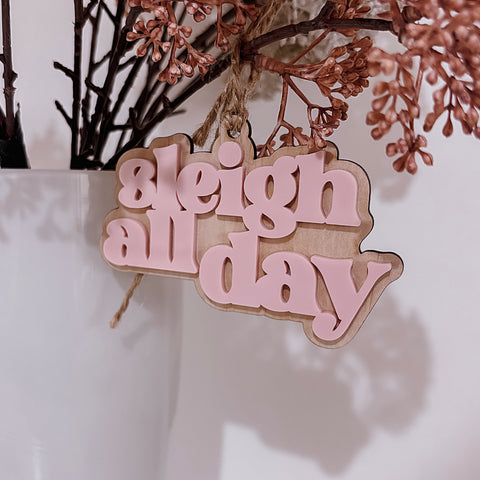 Sleigh all day Ornament