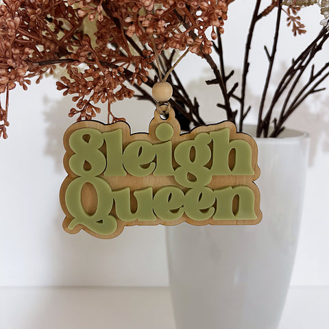 Sleigh Queen Ornament