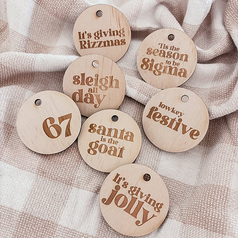 Skibidi Gift Tags
