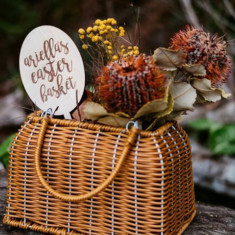 Zilvi Easter Personalised Easter Script Tag or Spike