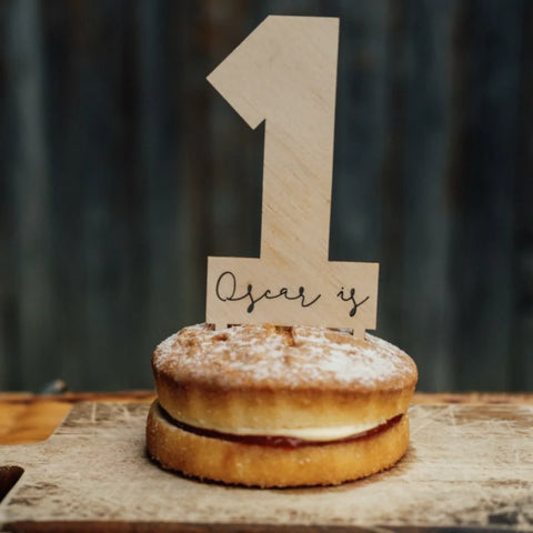 Zilvi Number Cake Topper