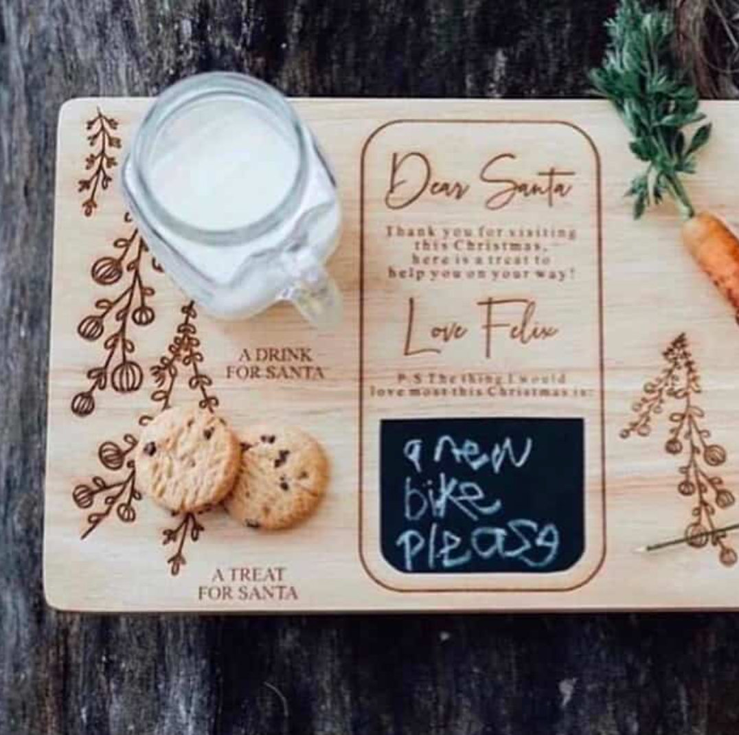 Zilvi Christmas Eve Santa Snack Board