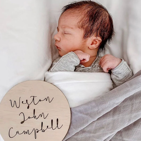 Zilvi Script Name Plaque