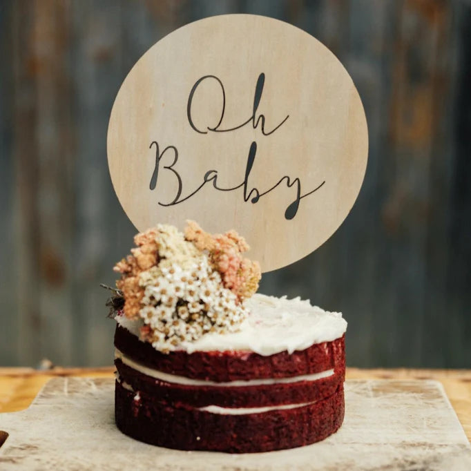 Zilvi Personalised Cake Topper - Script