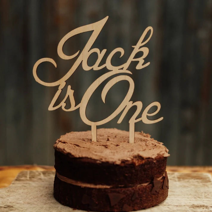 Zilvi Personalised Cake Topper - Multiple Word