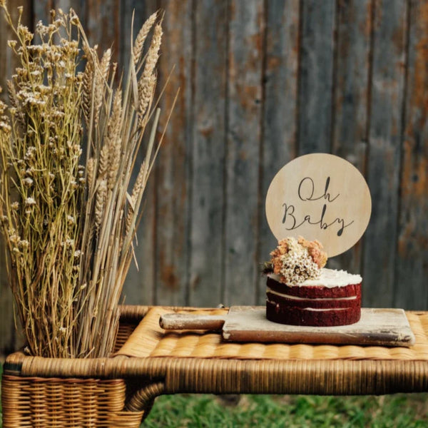 Zilvi Personalised Cake Topper - Script