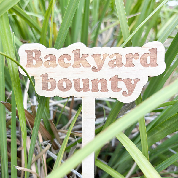 Wooden Garden Stakes - Humor for the Green Thumbs - Mother's Day