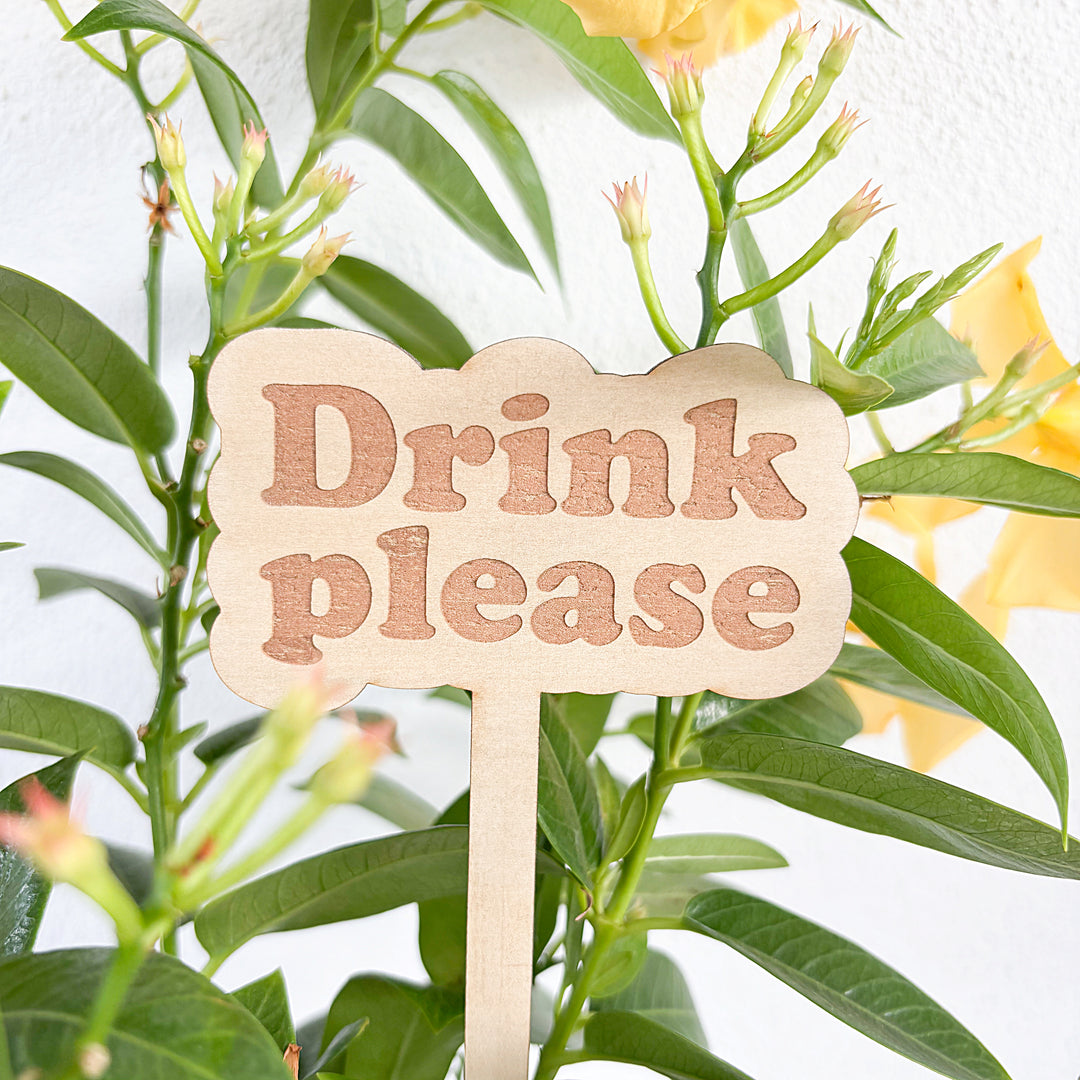Wooden Garden Stakes - Humor for the Green Thumbs - Mother&