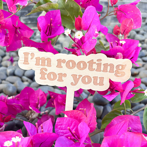Wooden Garden Stakes - Humor for the Green Thumbs - Mother's Day