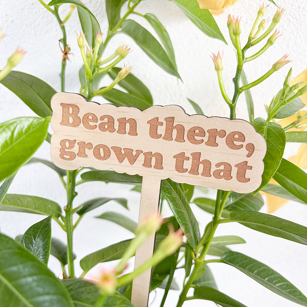 Wooden Garden Stakes - Humor for the Green Thumbs - Mother's Day