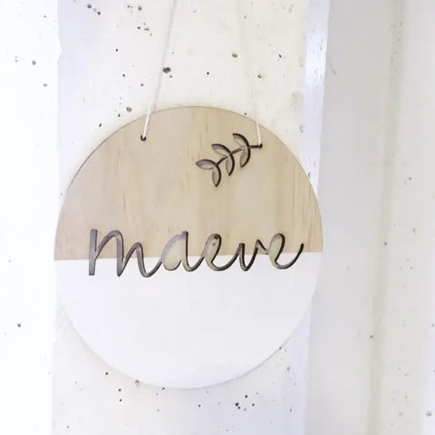 Zilvi Vine Name Plaque