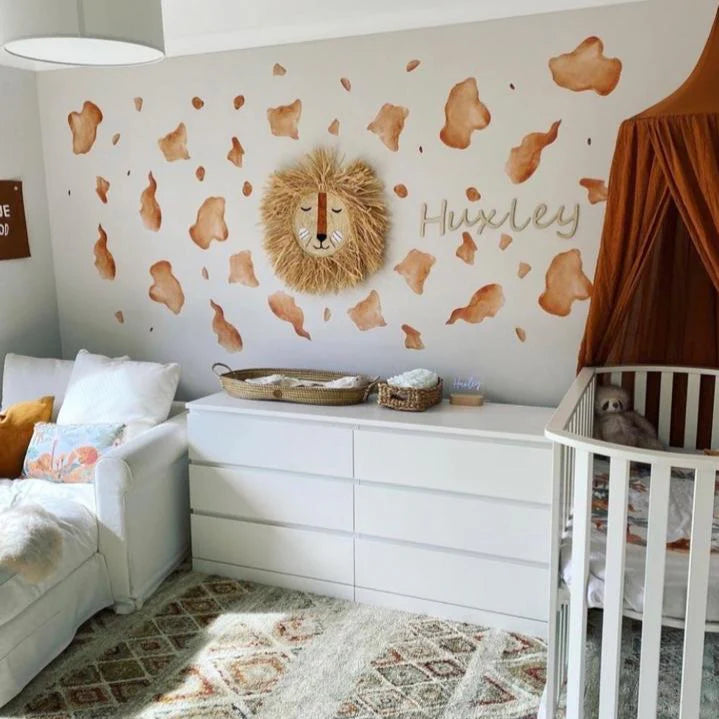 Zilvi Timber Wall Words - Cursive Font