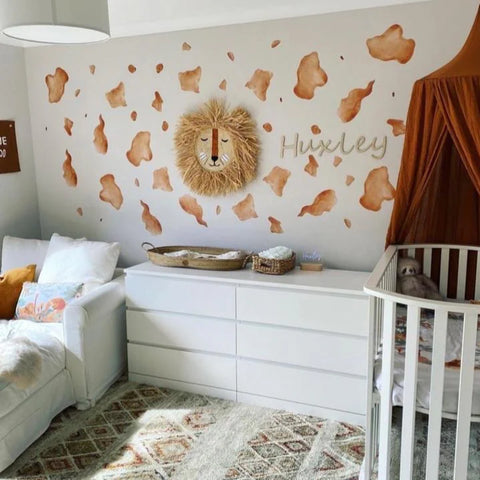 Zilvi Timber Wall Words - Cursive Font