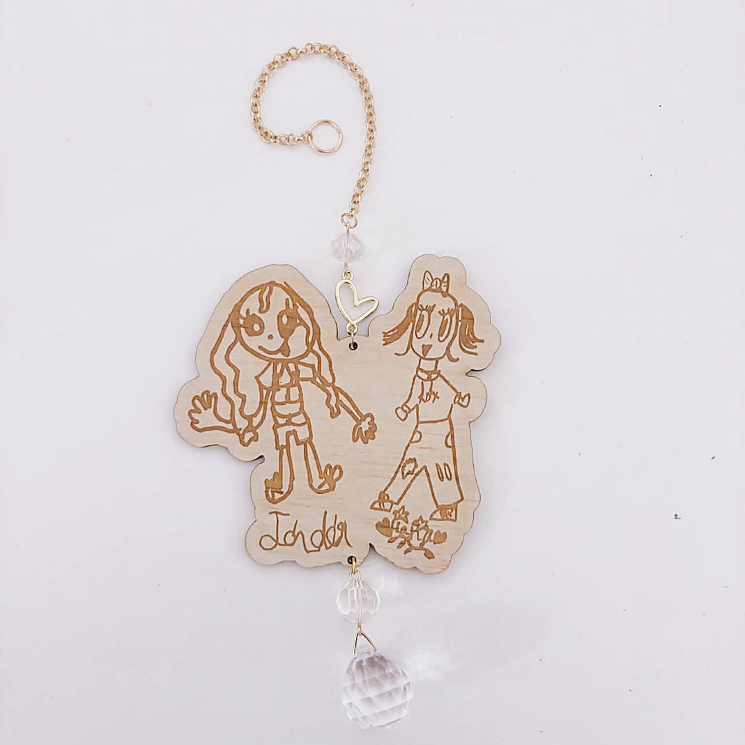 Personalised Suncatcher | Kids Artwork