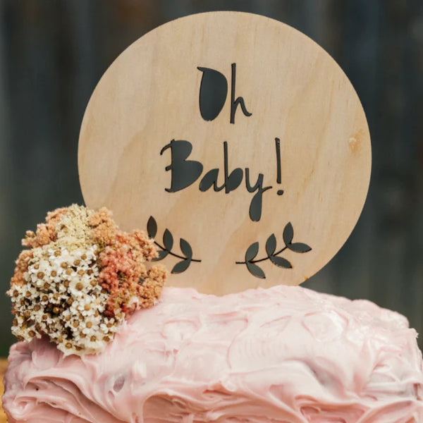 Zilvi Personalised Cake Topper - Vine