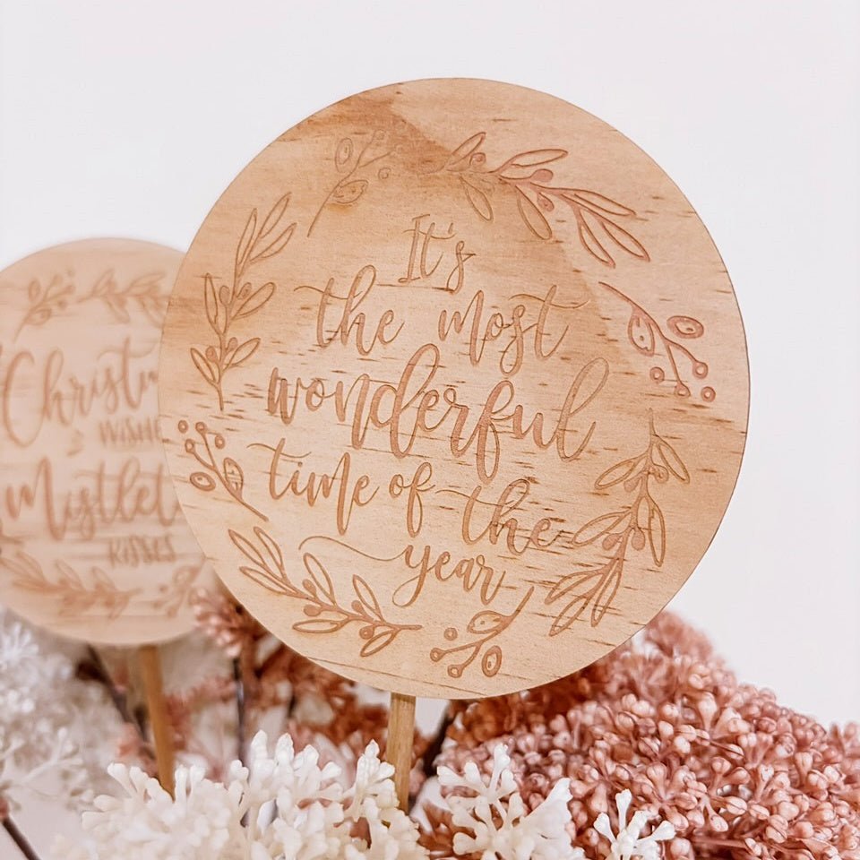 Christmas Cake Toppers - Shartruese