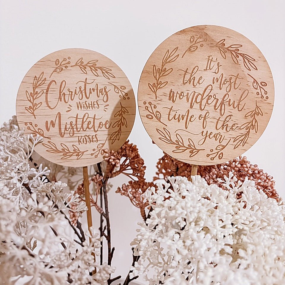 Christmas Cake Toppers - Shartruese