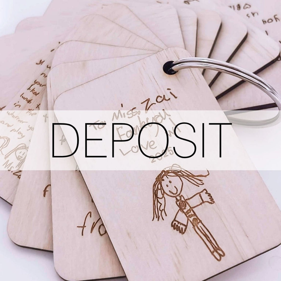 DEPOSIT - GROUP TEACHER GIFT FLIP BOOK - Shartruese
